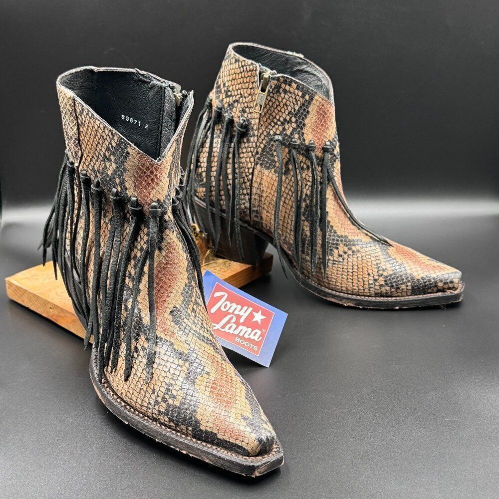 Tony Lama Anahi Snip Toe Booties